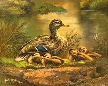 unknow artist Ducks 101 china oil painting image
